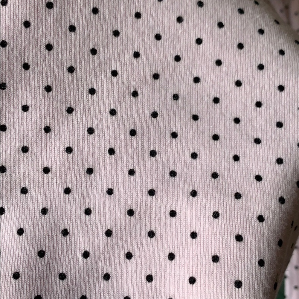 Blush pink and black dotted pajamas - Picture 4 of 5